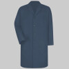 Unisex Extended Sizes Button Front Lab Coat