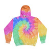 Unisex Tie-Dyed Full-Zip Hooded Sweatshirt