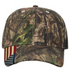 Camo Woven USA Flag Cap