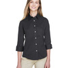 Women's Perfect Fit™ Three-Quarter Sleeve Stretch Poplin Dress Shirt