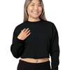 Women's USA Made Cropped Crewneck Sweatshirt