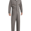Men's Extended Sizes Zip-Front Cotton Coverall