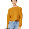 Women's Crop Raglan Crewneck Sweatshirt