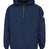 Men's Tall Flame Resistant Quarter-Zip Hooded Sweatshirt