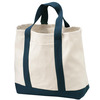 Ideal Twill Two Tone Shopping Tote