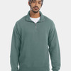 Unisex Garment-Dyed Quarter-Zip Sweatshirt